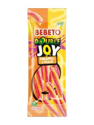 Bebeto Double Joy Twists Pineapple & Peach 2.65oz 12ct